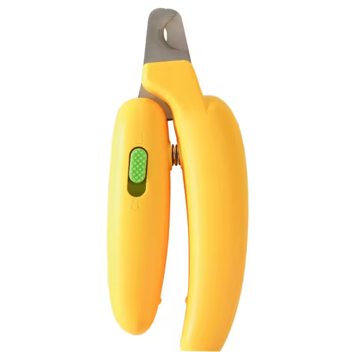 Cortaúñas para perros y gatos - Hoja de acero inoxidable muy afilada y duradera - Mangos resistentes y antideslizantes - (Amarillo) - 1