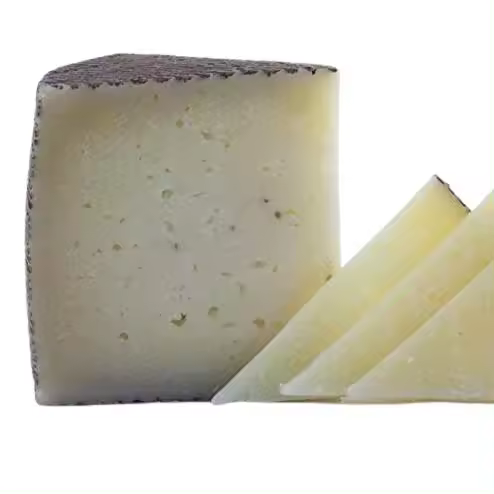 Ibéricos a Domicilio Gourmet Queso Curado de Oveja Viejo Artesano Quejara - Textura Compacta y Sabor Intenso - 1