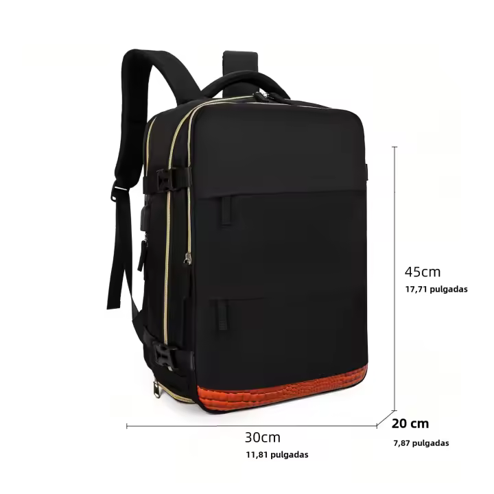 Mochara de cuero para Mujer, Morral informal de gran capacidad, de Color sólido, ideal para ir de viaje, Escolar - 1