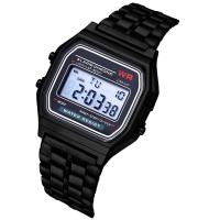 Reloj De Pulsera Deportivo Digital LED Multifuncional Para Hombres Y Mujeres F91W Correa De Acero Cuadro De Arco Índice Material De Aluminio Reloj De Negocios - details 4