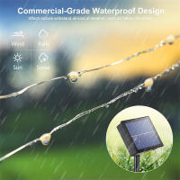 Luces De Garlanda Solar LED Exterior Impermeables Para Decoración De Bodas Y Fiestas Disponibles En 7 Longitudes (102M/52M/32m/22m/11m/7m) - details 3