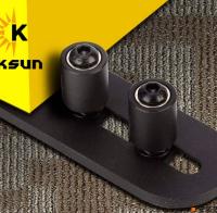 Guía de Puerta corrediza de Granero, Kit de Guía de rodillos de piso inferior de Maple carbon, accesorio de Hardware W - details 4