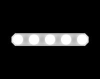 Luz De Espejo De Maquillaje Hollywood Estilo Con 5 Bombillas LED Dimmer USB Para Uso Doméstico En Baño Y Mesa De Vestíbulo - details 8