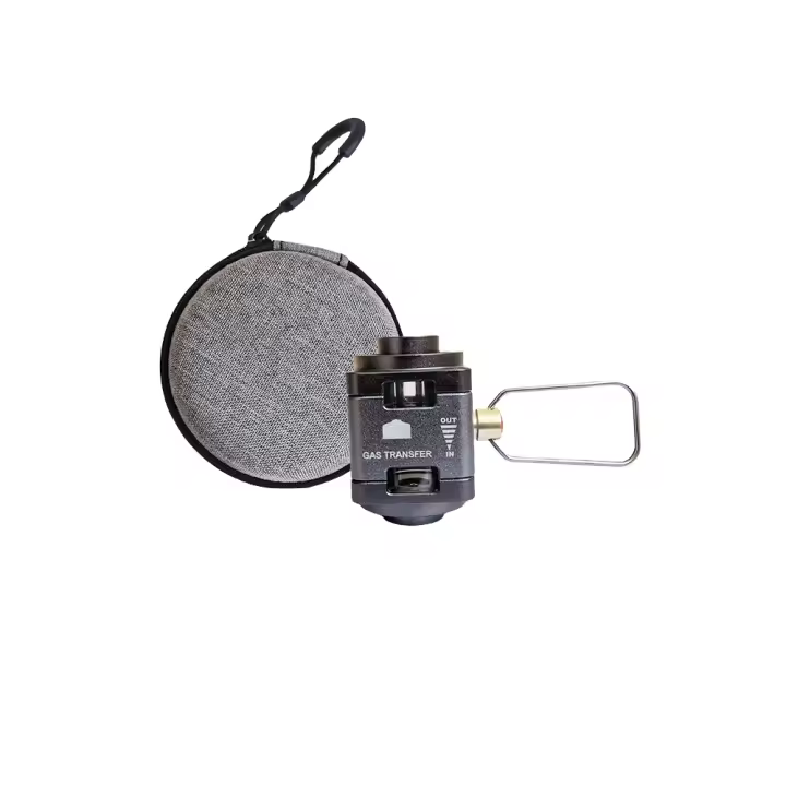 Convertidor De Tanque De Gas Para Camping Al Aire Libre Válvula De Recarga Mutua Adaptable Visión Residual De Gas Aluminio Manual - 1