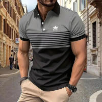 Camisa Polo Clásica De Verano Para Hombres 2024 Manga Corta Ligera Y Casual Deporte Camiseta Simple De Poliéster - details 5