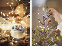Luces De Navidad LED Impermeables Con Control Remoto Y Pilas Incluidas Cadena De Luces De Fairy Para Decoración De Bodas Y Exterior Con 8 Modos Colores Variados - details 11