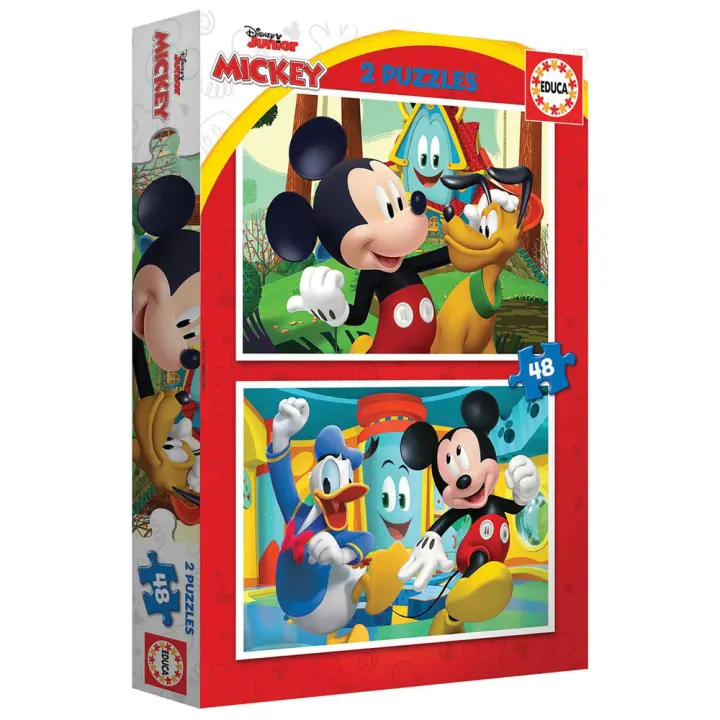 Puzzle 2X48 Mickey Mouse Fun House (Educa 19312) - 1