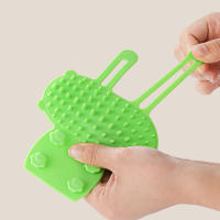 Cepillo De Masaje Para Gatos Eliminador De Pelos De Perro Rascador De Pared Esquina Herramienta De Aseo Para Gatos Y Gatitos Material De Silicona - details 2