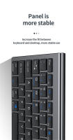 Jomaa Teclado Y Ratón Inalámbricos Ultrafinos USB 2.4G + Bluetooth Recargables Con Funciones Multimedia Para Oficina Doméstica - details 7