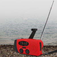 Radio De Emergencia Con Luz De LED Y Crank De Mano 2000mAh AM FM NOAA Solar Tenedor De Emergencias Y Camping Con Cargador De Power Bank - details 4