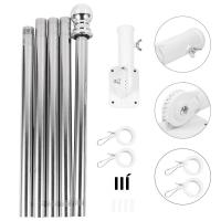 Kit De Pabellón Con Palo De Pabellón De 18 Metros Y Soporte De Pared Montaje De Pabellón De Muro Kit De Palo De Pabellón - details 6