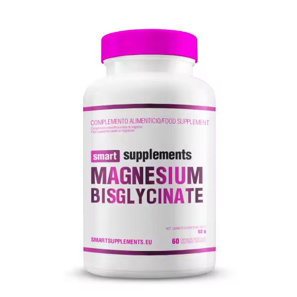 Bisglicinato de Magnesio - 60 Cápsulas Vegetales Smart Supplements - 1