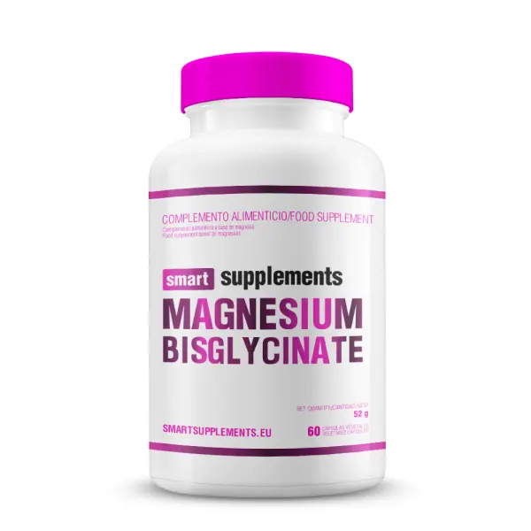 Bisglicinato de Magnesio - 60 Cápsulas Vegetales Smart Supplements - 1