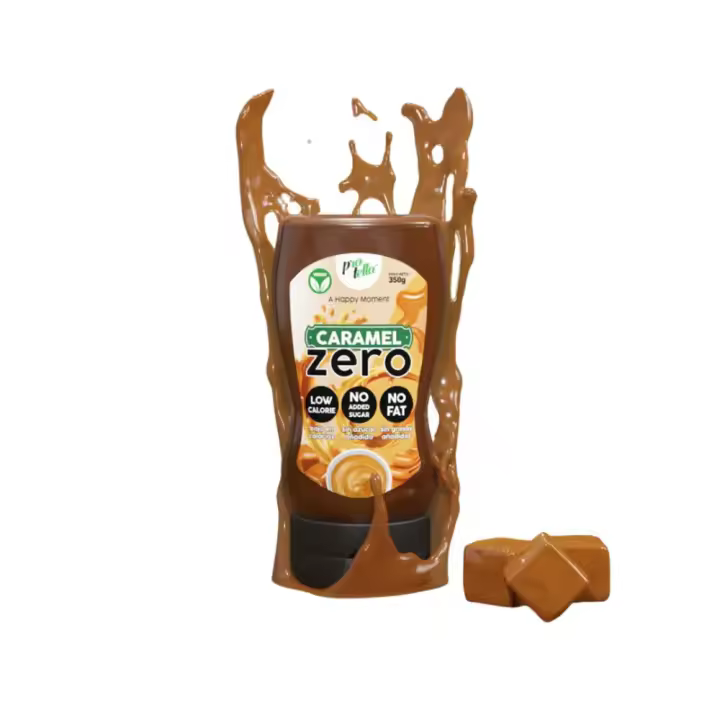 Sirope Zero Sabor Caramelo 350g - PROTELLA - 1