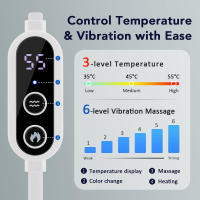 Mascarilla De Ojos Caliente Con Carga USB Masaje De Vibración Para Alivio De La Fatiga Ocular Calor Para Dormir Oficina Hogar Viaje Con Cubierta Antipolvo - details 3