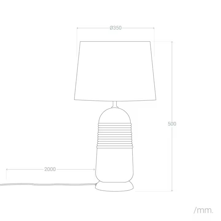 Ledkia Lámpara de Mesa Madera Warsha ILUZZIA Natural - 1