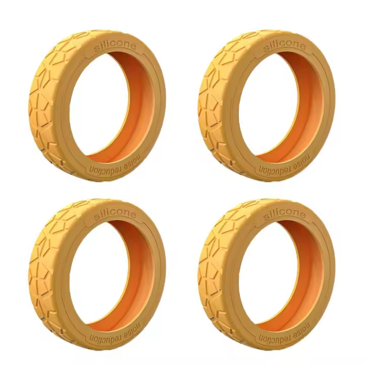 8Pcs Cubiertas Para Ruedas De Equipaje De Silicona Protección Silenciosa Para Rodillos De Maleta Cubierta Para Rodas De Trolley - 1