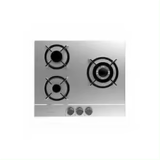 Cecotec Bolero Squad G 3200S Inox Placa de gas 3 fuegos acabado en acero inoxidable parrillas individuales de hierro fundido potencia de 6 25kW quemador WOK. - 1