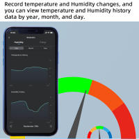 Sensor De Temperatura Y Humedad WiFi Inteligente Tuya Alexa Google Smart Life Control Remoto 433MHz Medidor De Potencia - details 7