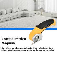 Tijeras Eléctricas De Corte De 6mm Máquina De Corte De Tela Para Papel Y Cuero Plástico Aluminio Rotación Rápida 240r/min Batería 4V 2000mAh - details 0