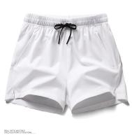 Shorts De Verano Para Hombre Deporte Casual Con Bolsillos Color Sólido Ligero Pantalones De Ruta Playa Shorts De Playa Para Hombre - details 5