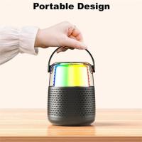 QERE Altavoz Bluetooth HF55 con Audio hi-res de 20W, inalámbrico, HiFi, portátil, IPX5, resistente al agua, múltiples modos de conexión,12 tipos de luces de color con modos LED de 360 ° - details 4