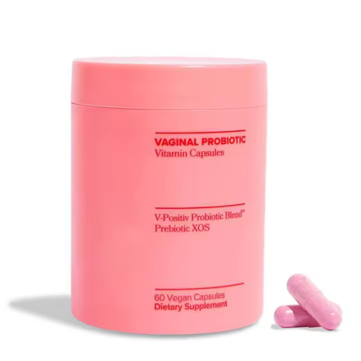 Probióticos para mujeres: equilibra el pH y estabiliza el estado de ánimo, promueve un olor vaginal saludable, alivia el síndrome premenstrual y las molestias menstruales - Suplemento probiótico para mujeres, 60 cápsulas veganas - 1