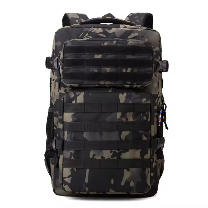 Mochila Casual Para Hombre Camuflaje Gran Tamaño Bolsa De Hombro Para Viaje Exterior Con Portátil Capacidad Para 20-35 Litros - 1