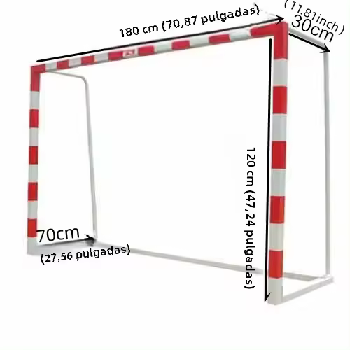 Red De Fútbol Plegable Portátil Para Entrenamiento Deportivo Jóvenes 3m X 2m 1.2m X 1.8m Goal Post De Soccer Para Niños - 1