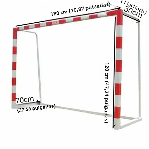 Red De Fútbol Plegable Portátil Para Entrenamiento Deportivo Jóvenes 3m X 2m 1.2m X 1.8m Goal Post De Soccer Para Niños - 1