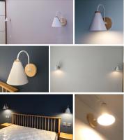 Lámpara De Pared LED Moderna Y Minimalista En Blanco Y Negro Para Decoración Interior Nordic Con Interruptor Para Dormitorio Lámpara De Noche - details 9