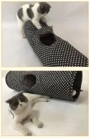 Túnel Para Gatos Juguete Colapsable De Juego Al Aire Libre Y Interior Para Perros Y Gatos Entrenamiento De Resolución De Problemas Y Escondite - details 9