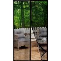 Puerta De Pantalla Magnética Self-sealing Para El Hogar Malla De Partición Que Evita Insectos Mascotas Y Niños. Tamaño 38x82 Pulgadas. Venta Por Pieza. - details 0