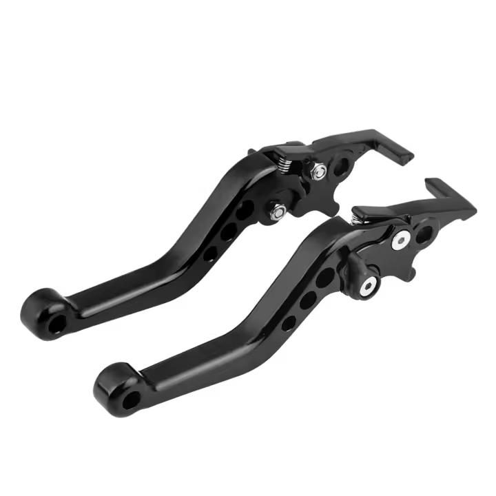 Par De Manillares De Freno Para Motocicleta Aleación De Aluminio Para Patinete Eléctrico Bicicleta Eléctrica Doble Disco - 1