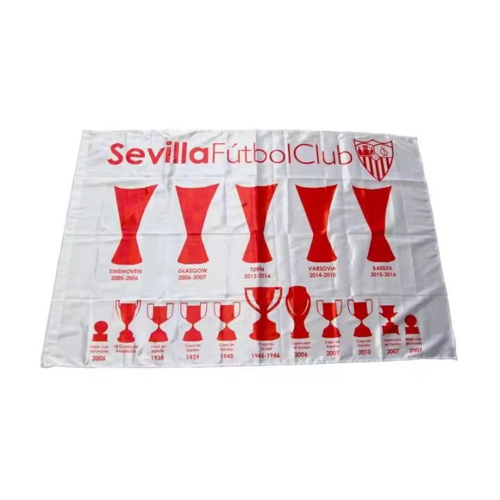Bandera del Sevilla Fútbol Club Copas tamaño 150 x 100 cm BSEV001 - 1