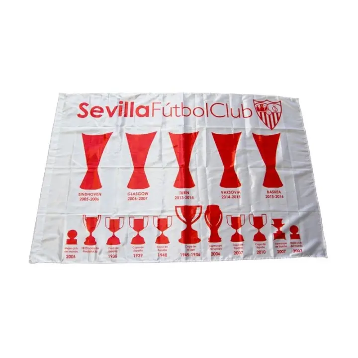 Bandera del Sevilla Fútbol Club Copas tamaño 150 x 100 cm BSEV001 - 1