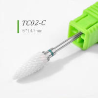 Bits De Uñas De Cerámica Para Taladro Eléctrico Herramienta De Manicura Y Pedicura Cuchilla De Pulido Para Cutícula Y Polvo De Uñas - details 6