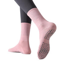 Calcetines De Gimnasio De Algodón Transpirables Para Yoga Y Pilates Antideslizantes Para Mujer Compresión Deporte Con Logo Unisex Personalizable - details 9