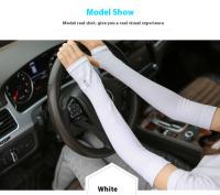 Mangas De Hielo Para Hombres Y Mujeres Protección De Verano Antirreflectante Y Transpirable Cubierta De Brazo De Seda Con Hielo Protección UV Manga Larga Para Deporte Al Aire Libre - details 3