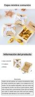Pack de 12 a 42 unidades de cajas para regalos de comunión, Cajas de comunión de niña, Baul para regalos, Caja para chuches, Detalles para invitados de comunión, Recuerdos originales para regalar a invitados, Regalantes.com - details 0