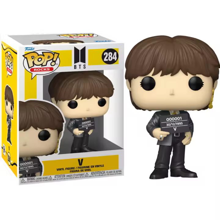 Figura Pop Bts V-Figura de Vinilo Coleccionable - Idea de Regalo- Mercancia Oficial - Juguetes para Niños y Adultos - Movies Fans - Muñeco para Coleccionistas y Exposición - 1