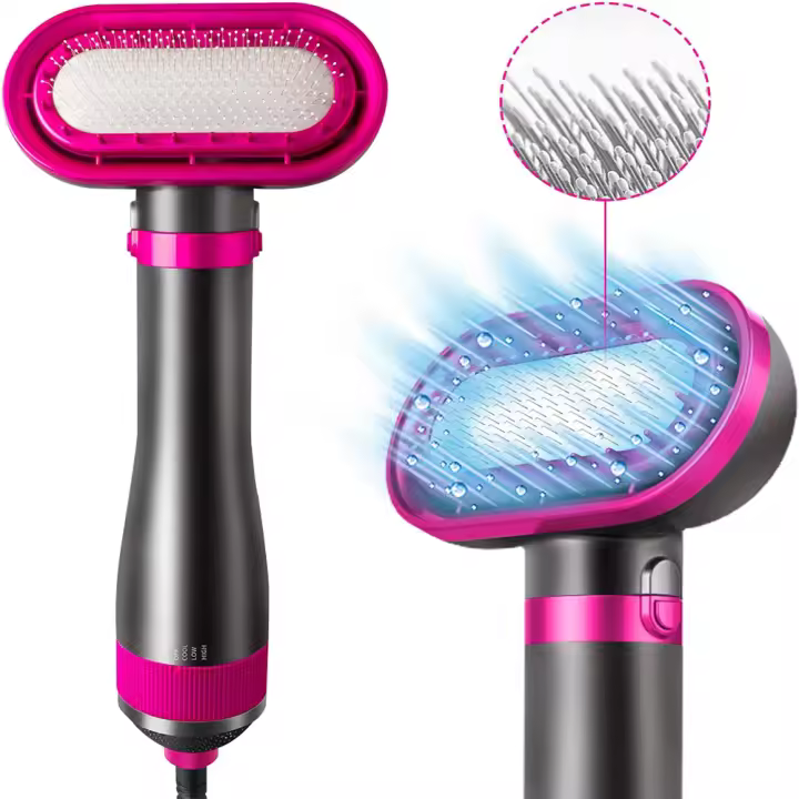 Secador para perros Secador para perros silencioso para perros pequeños y gatos Secador de pelo portátil 2 en 1 para el cuidado de perros con peine de piel Secador de pelo Cepillo Secador para mascotas 300W - 1