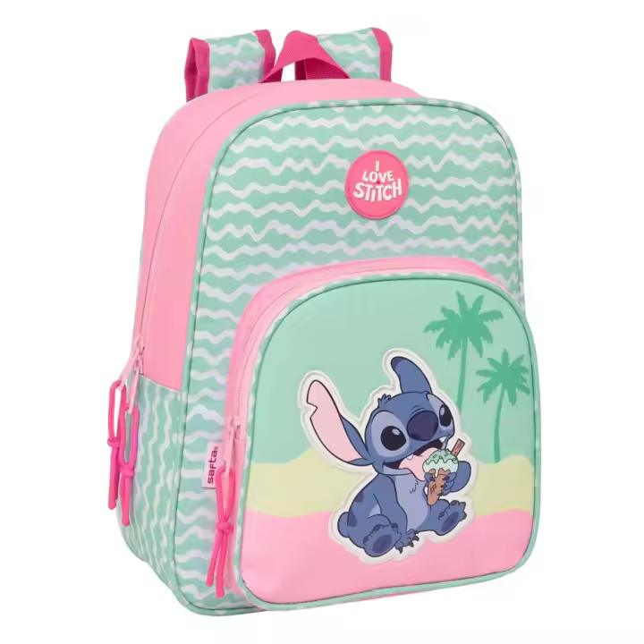Mochila Infantil Adapt.Carro Stitch "Ice Cream" 26x34x11 Cm (Safta 612502185) - 1