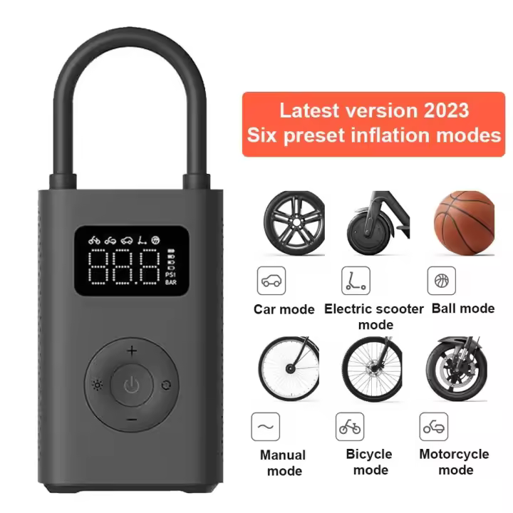 Xiaomi Mijia Compresor de Aire Portátil 2/2D – Inflador Eléctrico Inteligente con Detección Digital de Presión, Bomba de Aire para Coche, Moto, Bicicleta, Scooter y Balón - 1