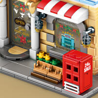 Bloques De Construcción De Hotel Para Niñas Y Niños Serie Ciudad Juguete De Montaje Miniatura Modelo Puzzle Para Niños Y Niñas - details 4