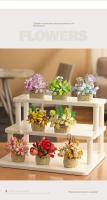 Yigao Bloques De Construcción 3080-87 Cesta De Flores Modelo De Decoración Para Escritorio Juguete Para Niñas Y Niños - details 2