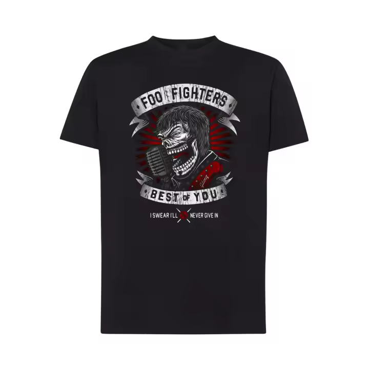 Foo Fighters - Camiseta Unisex música Rock - Algodon premium - 1
