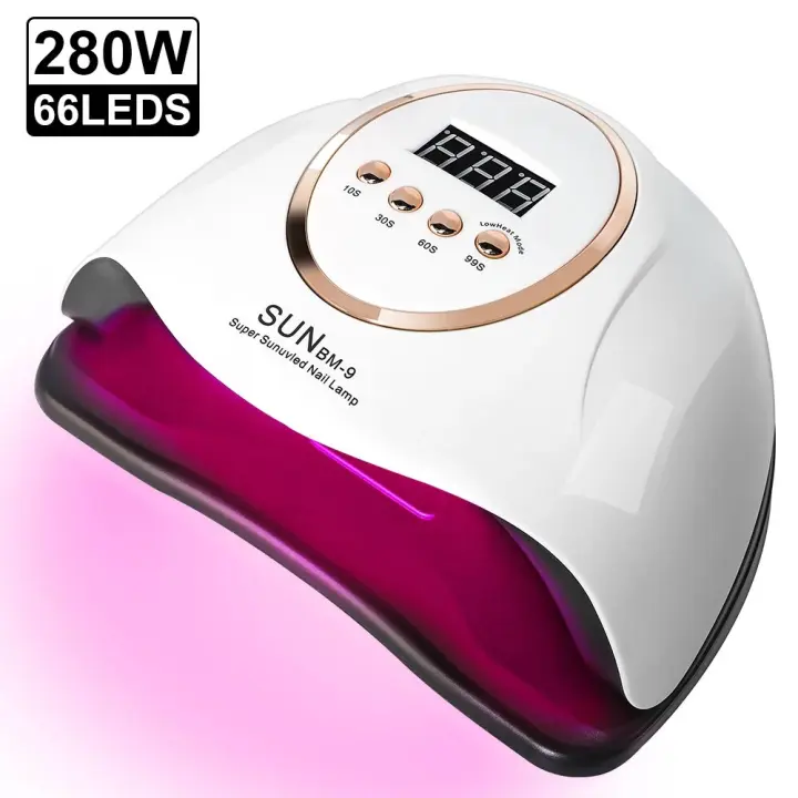 Lámpara De Secado De Uñas UV LED Potente Con 66 LEDs Y Pantalla LCD Diseño Portátil Herramientas De Manicura Para Salón De Belleza - 1