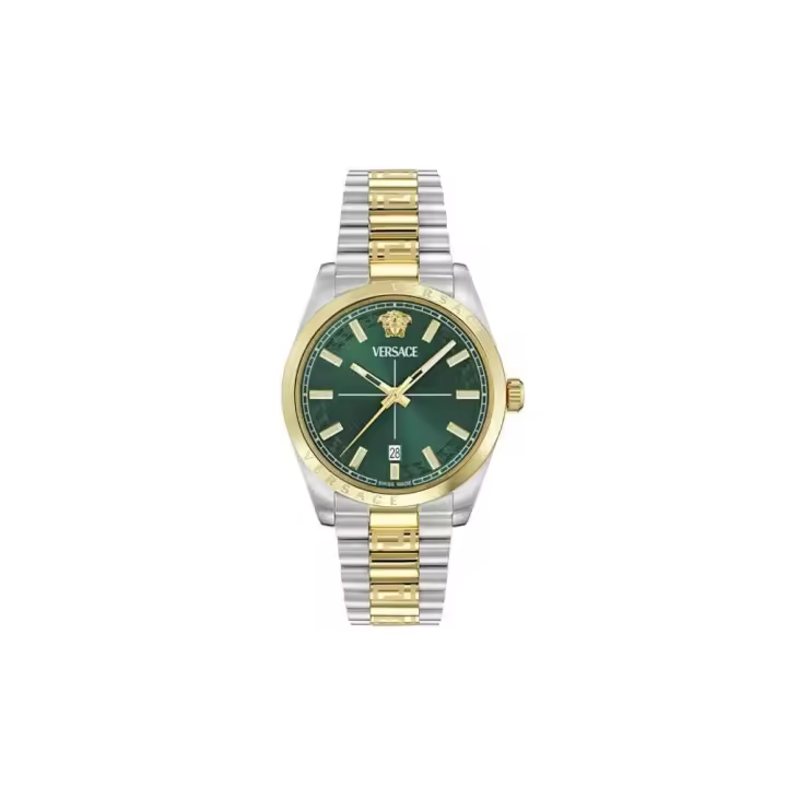 Versace Reloj de pulsera de acero inoxidable bicolor Swiss Millenyium para hombre de 40 mm VE0G00425 - 1