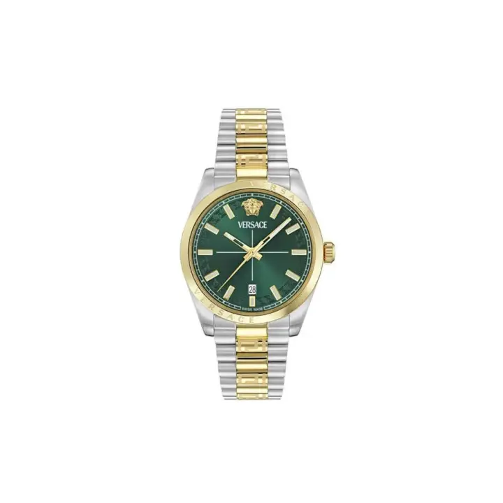 Versace Reloj de pulsera de acero inoxidable bicolor Swiss Millenyium para hombre de 40 mm VE0G00425 - 1
